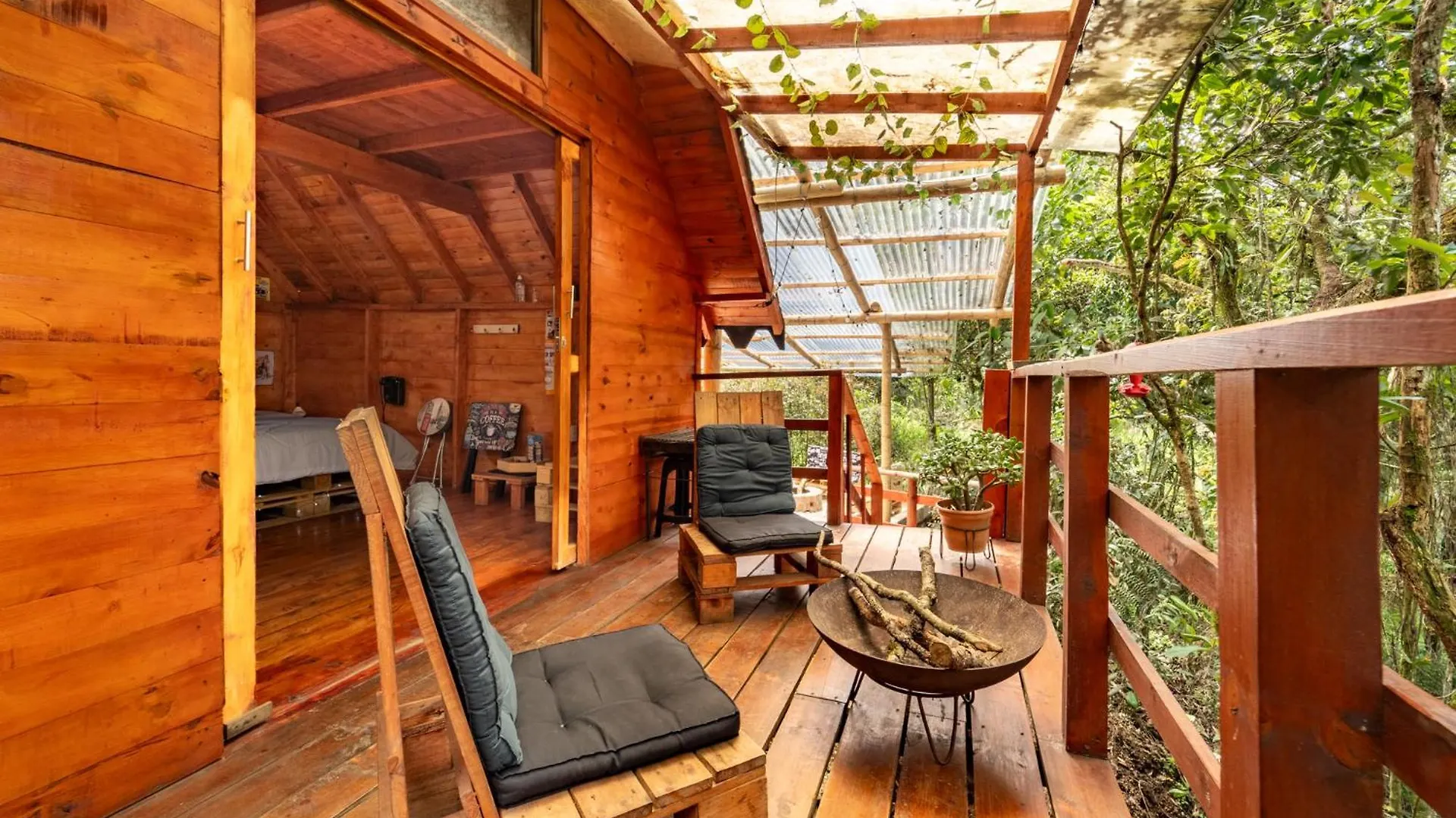 Cabana En La Naturaleza Con Jacuzzi - Santa Elena メデジン 0*,
